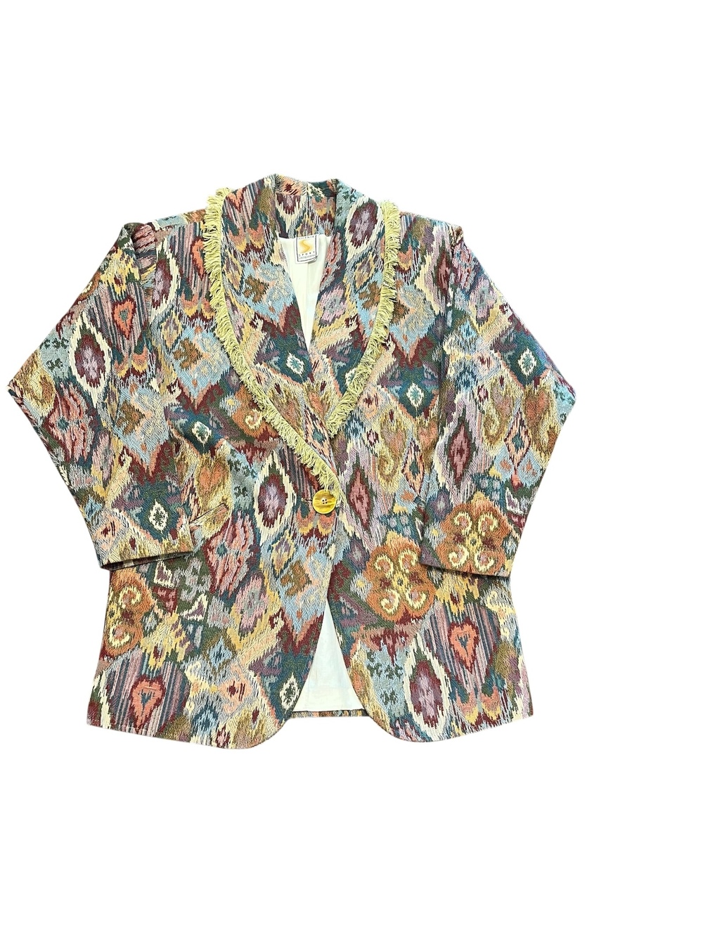 Ascente Sport tapestry fringe blazer